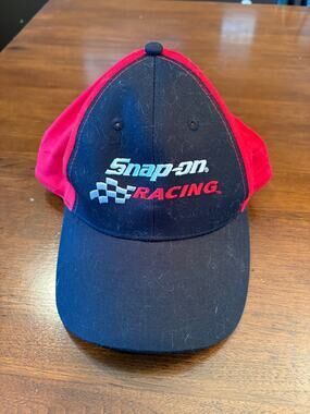Snap-On Racing Black and Red Snapback Baseball Hat